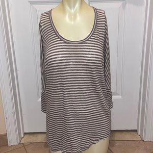 Joie women’s shirt top blouse tunic stripe small s